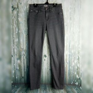 J crew toothpick jeans gray size 26